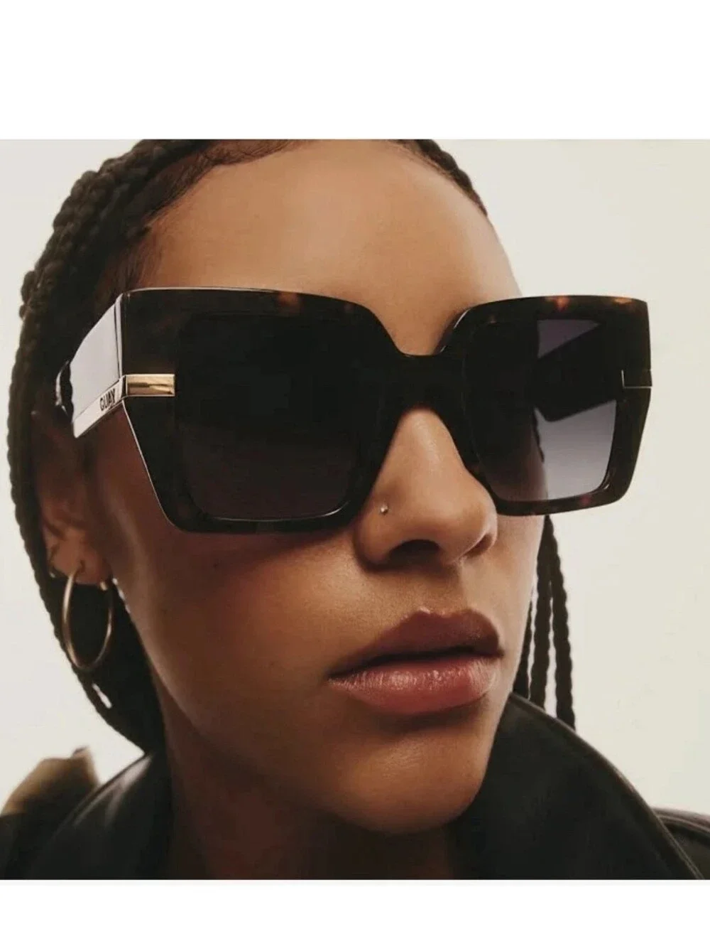 Quay Australia Women's Notorious Tortoise Sunglasses New With Case